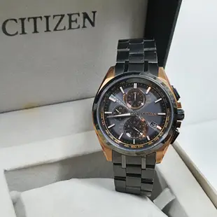 CITIZEN 星辰 Eco-Drive 光動能 AT8044-64E 2016/03證 電波計時 大眾當舖A951