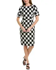Oscar de la Renta Tweed Sheath Dress