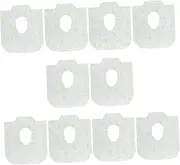 Alipis 10 Pack of Disposable Toilet Seat Covers Paper Pads for Hotels Public Toilets Adhesive Large Thick Safe