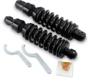 DS Black10.5 in Premium Rear Shocks for Harley Dyna Super Glide 95-10