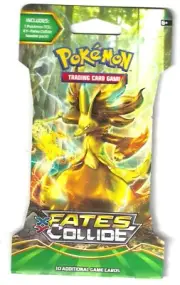 POKEMON Fates Collide Trading Card Game 10-Card Pack-NEW