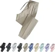 [GDKRTNAJ] Joggers for Women Plus Size Elastic Waist Lounge Jogging Sweatpants Workout Running Tapered Carrot Pants