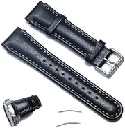 [Octane Bands] Suunto Xlander Watch Band - Genuine Leather Strap for Suunto X-Lander with Screw Tool and Spring Bar Pins