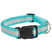 Reflective Dog Collar, Fits Necks 6" to 10", Blue