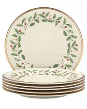Lenox Holiday Salad Plate Set