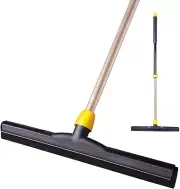 Floor Squeegee Scrubber Adjustable Telescopic Pole Heavy Duty Household Broom EV