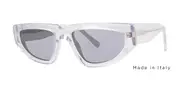 Vera Wang Axel Crystal Women’s Sunglasses Clear Size 55