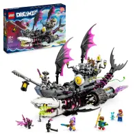 在飛比找momo購物網優惠-【LEGO 樂高】DREAMZzz 71469 惡夢鯊魚船(