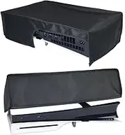 GETBSTOOP for PS5 Pro 2024 Console Cover, Horizontal Du-st Cover for PS5 1680D Oxford Cloth Anti-Scratch Waterproof Protective Case for PS5 Pro 2024 Console Digital/Disc Edition
