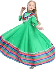 Spanish Salsa Dress Girls Costume