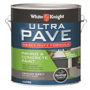 White Knight 4L Medium Grey Ultra Pave Heavy Duty Concrete And Paving Paint