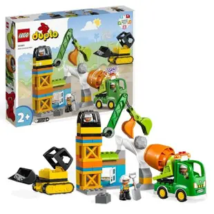 【LEGO 樂高】得寶系列 10990 工地(交通工具 幼兒積木 建築玩具 DIY積木)