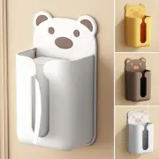 Space-saving Wall Mounted Mask Storage Box Adhesive Tissue Tissue Box