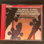 MOZART莫札特/HAYDN海頓-小提琴與中提琴二重奏曲 盧波茨基/小提琴 今井信子/中提琴 西德全銀圈首版無IFPI