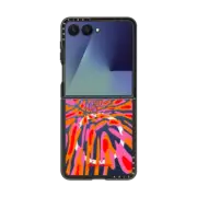 Galaxy Z Flip7 Impact Magnetic Case Wavy Flowers