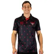 AFL 'Mulligan' Golf Polo - Essendon Bombers - Adult - Mens - Polo
