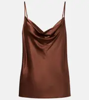 [Veronica Beard] Veronica Beard Sola silk-blend camisole AU 8 brown