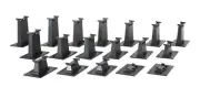 Bachmann 44595 HO Scale 18-piece Graduated Pier Set