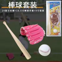 在飛比找蝦皮購物優惠-【現貨】兒童棒球全套套裝學生訓練比賽壘球棒球棒裝備棒球棍手套