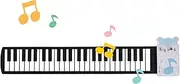 49 Keys Roll Up Piano - Upgraded Portable Electronic Keyboard, Foldable Hand Rolling Instrument for Kids and Adults