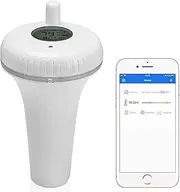 INKBIRD Bluetooth Pool Thermometer Floating IBS-P01B Easy Read Remote Pool Thermometer Temperature Meter for Outdoor Indoor Swimming Pools, Spas, Bath Water, Hot Tubs and Ponds
