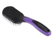 QHP mane and tail brush black/purple QHP