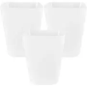 3 Pcs Small Bin Table Trash Can Outdoor Garbage Cans Office