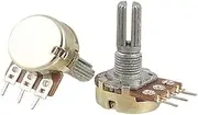 New Lon0167 2 Pcs B10K 10K ohm Single Linear Taper Ratory Potentiometers(2 Stck B10K 10K Ohm Einzelne Linearkegel-Potentiometer