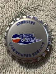 Pepsi Soda Bottle Cap Plastic Lined NOS in Oriental Print All Over Inside & Out?