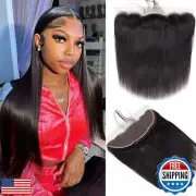 13x4 Lace Frontal Closure Straight Human Hair Ear to Ear HD Lace Frontal Clos