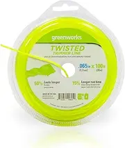 Greenworks 0.065" 100-Foot Twisted String Trimmer Line