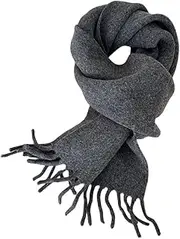 [Generic] Scarf For Women 1 Piece Women'S Solid Color Tassel Scarf Autumn And Winter Warm Knitted Neck Scarf