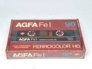 AGFA FE I 90 FERROCOLOR HD Blank Audio Cassette Tape (Sealed) NOS! New!