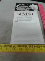 Over The Hill Sexual Excuse Pad gag tricks party