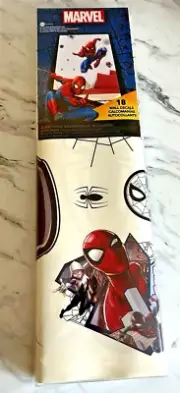 MARVEL *Spiderman* 18 pcs Wall Decals Repositionable & Removable ASSORTED SIZES