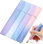HOODANCOS 4pcs Pastel Highlighters with Chisel Tip Precision Book Highlighters for Journaling Scrapbooking Annotation High Transparency for Clear Text Visibility Aesthetic Study Supplies