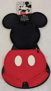 Disney Mickey Mouse Mickey Shorts Silicone Black Red Trivets 7" Disneyana NWT!