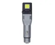 Hand Crank Solar Rechargeable Flashlight Emergency LED Flashlight Backpack Quick Clip Backpack Flashlight Weather Ready