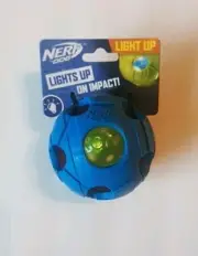 Nerf Dog Ball Dog Toy with Interactive LED, Lightweight, Durable and Water Resis