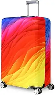 [YEKEYI] Travel Suitcase Protector Zipper Suitcase Cover Washable Print Luggage Cover 18-32 Inch