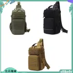 CLIKELY 釣魚背包 TACKLE SLING BAG 戶外防水輕便 SLING TACKLE 儲物袋帶桿架