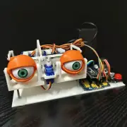 Animatronic Eyes DIY kit for Arduino Bionic robot SG90 servo Joystick ctrl US