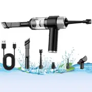 4 in 1 Handheld Cordless Vacuum Cleaner Home and Car Dust Blower Mini Air Duster