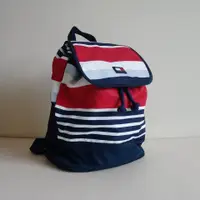 在飛比找蝦皮購物優惠-全新 TOMMY HILFIGER LOGO三色條紋 掀蓋抽