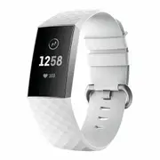 Fitbit Charge 3/4 Smart Watch Classic Replacement Band White