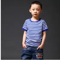 在飛比找蝦皮購物優惠-2017年新款夏裝 短袖T恤 上衣 男生 女生 兒童純棉 線