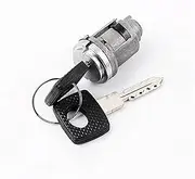 GIFAYUAN Fit for Benz W124 C124 W201 Ignition Trunk Car Door Lock Core Barrel Switch Cylinder Wide Key Ignition Switch Lock