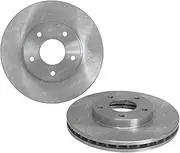 2 x Front Disc Brake Rotors for Nissan X-Trail T30 & Stagea WC34 4cyl 2.5L QR25DE 6cyl 2.5L RB25DE 1996 1997 1998 1999 2000 2001 2002 2003 2004 2005 2006 2007