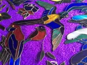 Lead light birds - multi colored, many varieties