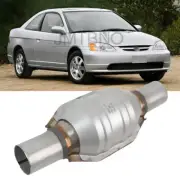 1PCS 2" Inlet/Outlet Catalytic Converter Heat Shield EPA For Honda Civic Accord